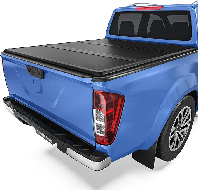 Hard Tri-fold FRP Truck Bed Tonneau Cover Compatible with Nissan Frontier 2005-2026, 5 Ft Bed