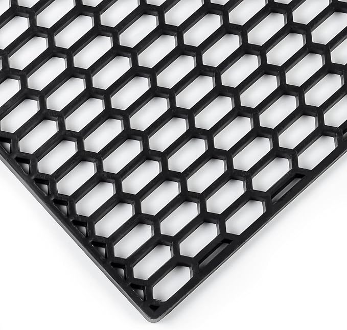 AggAuto 47"x16" ABS Plastic Universal Car Grill Mesh, Automotive Grille Insert Bumper Honeycomb Hole 15x20mm Grids Black