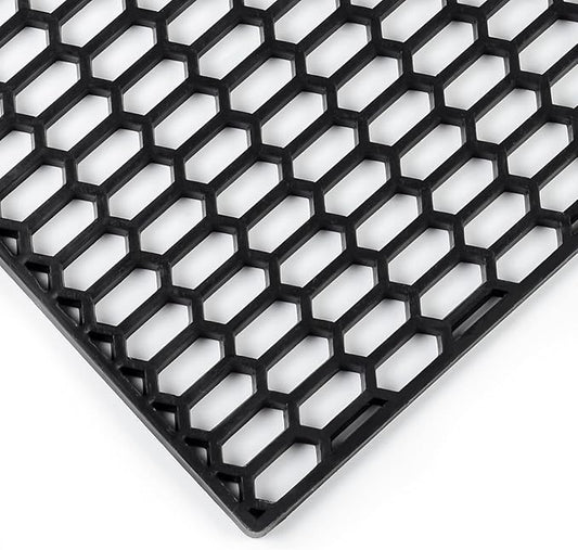 AggAuto 47"x16" ABS Plastic Universal Car Grill Mesh, Automotive Grille Insert Bumper Honeycomb Hole 15x20mm Grids Black