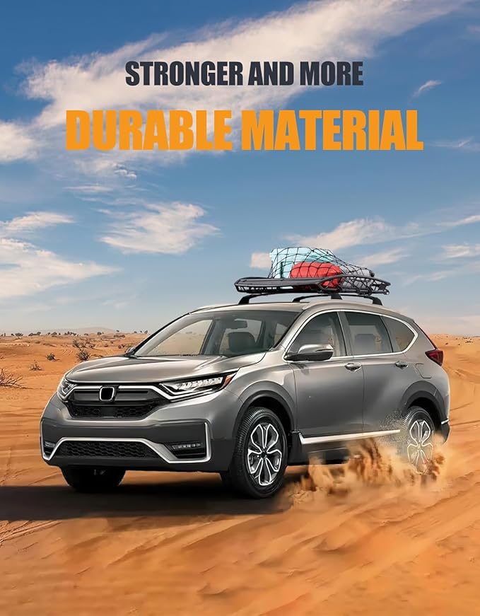 KINGGERI All Aluminum Roof Rack Cross Bars Compatible with Honda CRV 2017-2022 CR-V with Flush Side Rails，260lbs Lockable Heavy Duty Crossbars Rooftop Cargo Basket Luggage Kayak Canoe Snowboard Bike