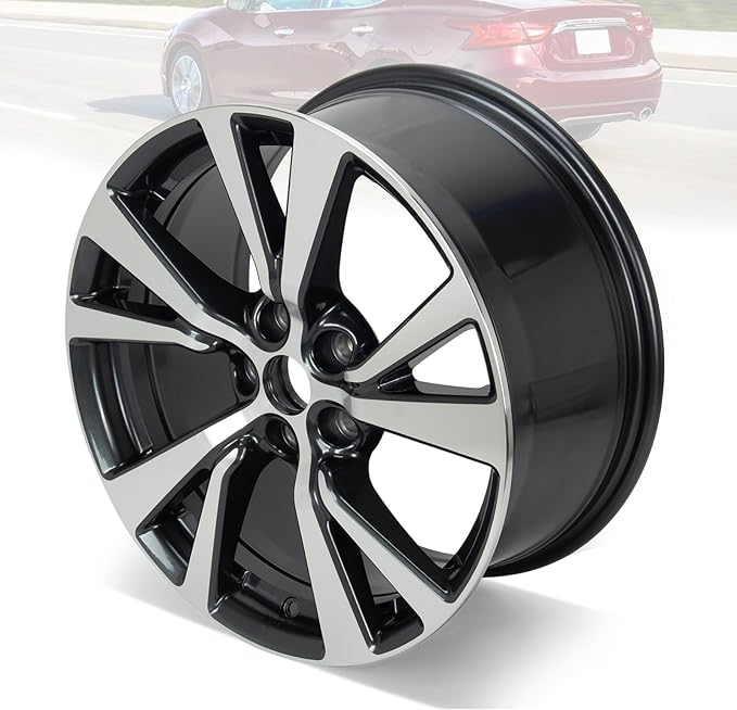 New 18"x8.5'' Aluminum Alloy Replacement for OE Wheel Rim Compatible with Nissan-Maxima 2016-2018, 62721, PCD 5x114.3, Set of 4