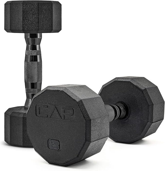 CAP Barbell Coated Dumbbell Weight | Multiple Options Pairs & Sets