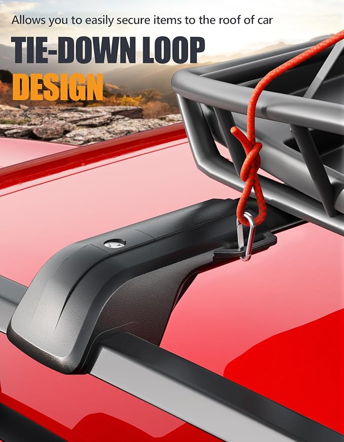 KINGGERI 330lbs All Aluminum Roof Rack Cross Bars Compatible with Subaru Ascent 2019-2026, Lockable Heavy Duty Roof Rails Crossbars Rooftop Luggage Kayak Bag Canoe Bike Snowboard Skiboard Accessories