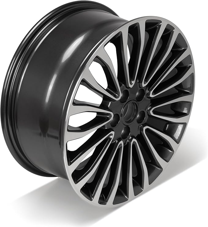 18'' x 8'' Aluminum Alloy Replacement for OE Wheel Rim Compatible with Ford Fusion 2017-2018, Gray Machined