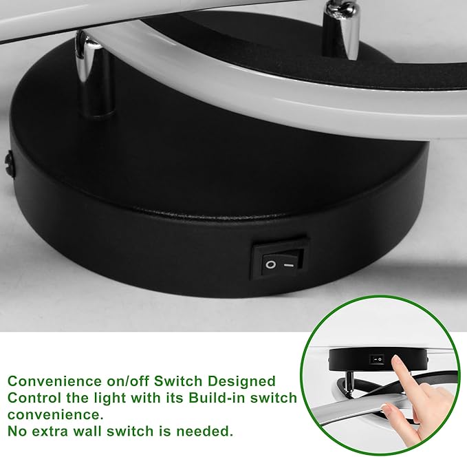 LED RV Interior Lighting (Dia: 10.2''), 12V RV Pendant Light Fixture with Switch - 4000K Cool White, Dimmable Ceiling Light for RV Motorhome Camper Dinette, Kitchen