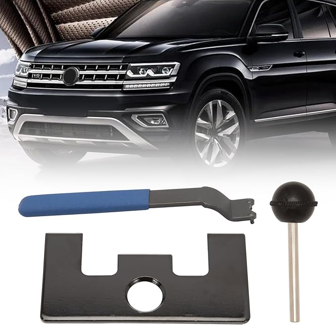 Diesel Timing Belt Tools Kit Compatible for TDI 1.9 ALH Beetle Golf Jetta 1998 1999 2000 2001 2002 2003 2004 Timing belt tool kit W/Camshaft lock plate Fuel injection pump lock pin