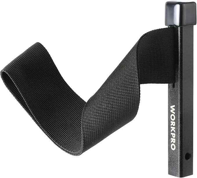 WORKPRO Nylon Strap Oil Filter Wrench, Universal Oil Filter Removal tool Adjustable, 1/2" Drive, Oil Filter Change Set, Ideal for Engine Filters, Conduit, & Fittings
