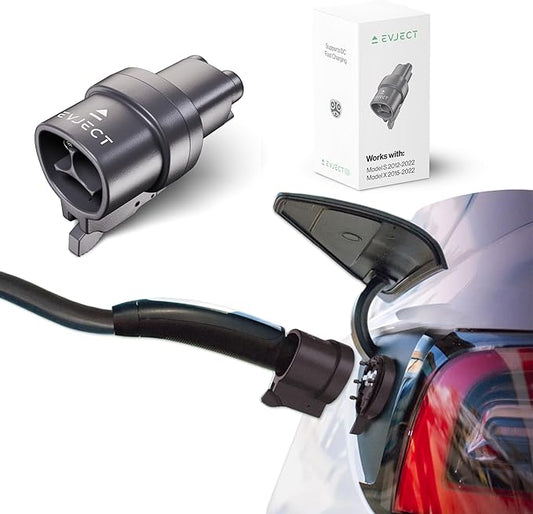 Escape Connector 2.0 - Electric Vehicle NACS Charger Connector for Safe Emergency Breakaway - Compatible with Model S/X Pre-2023 (Side Flap Port) - Level 1, 2 & DC Fast Charging