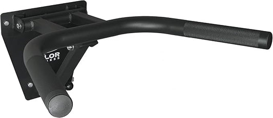 Valor Fitness Wall Mounted Dip Station Bars - Space Saver - Foldable Home Gym Workout Equipment - 350 lb. Capacity