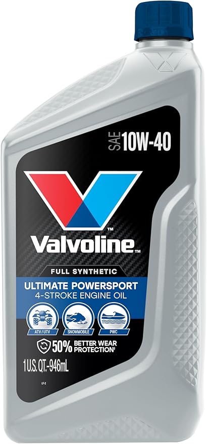 Valvoline 4-Stroke Powersport Full Synthetic Motor Oil 1 Quart