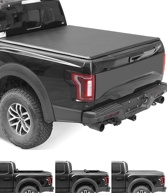 Lyon Cover 5.5ft / 67" Soft Roll Up Truck Bed Cover Compatible with 2015-2026 Ford F-150 Bed Tonneau Cover