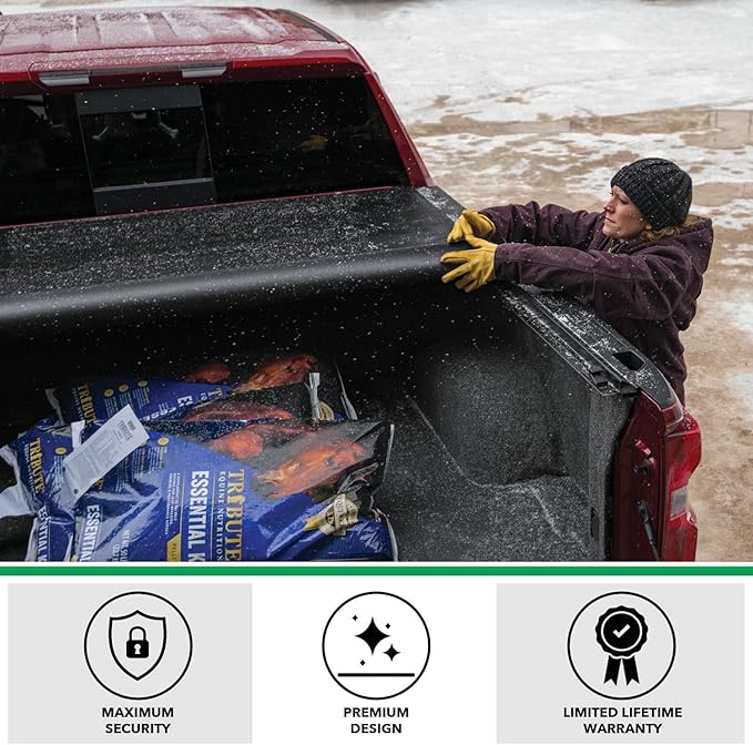 Gator ETX Soft Roll Up Truck Bed Tonneau Cover | 139845 | Fits 2021 - 2025 Ford F-150 (Incl. Raptor/Lightning) 6' 7" Bed (78.9")