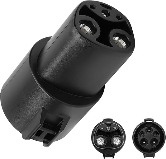 J1772 to Tesla Charging Adapter, 80Amp, 240V AC, Safety Certified, EV Charging Adapter Compatible with Nacs Tesla Model S/3/X/Y, Note: Only for Tesla Vehicles