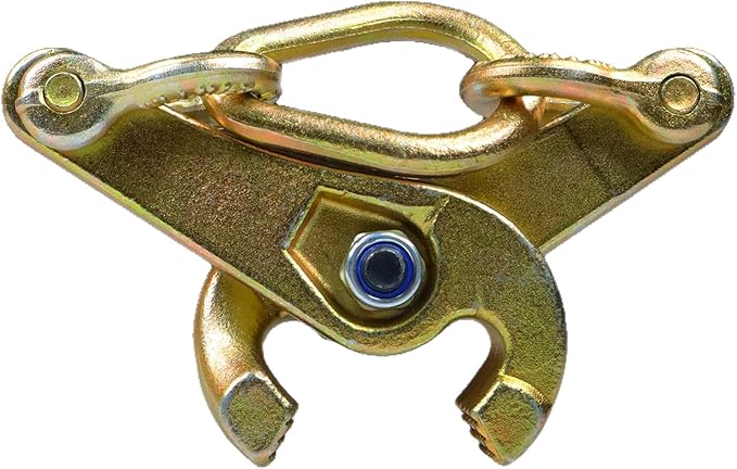 3T Auto Body Repair Tools Scissor Clamp Puller Serrated Jaw Pulling Tool (Scissor Clamp) 2.7KG, Gold