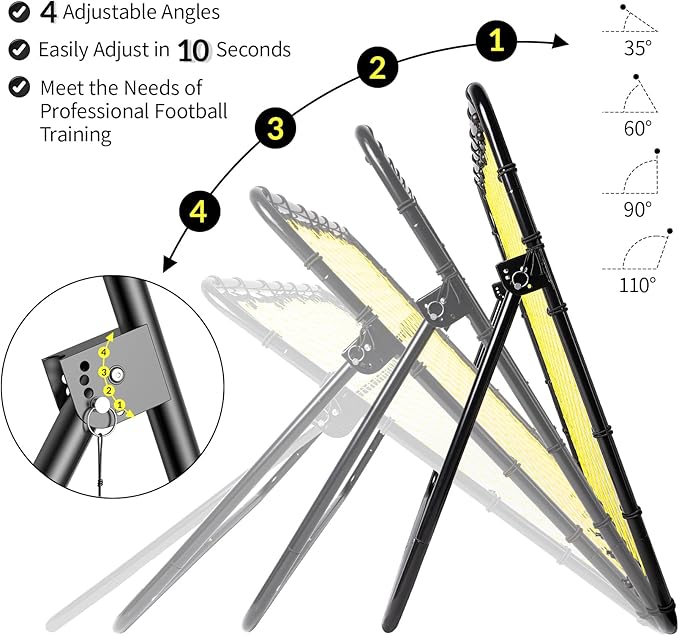 Portable Soccer Rebounder Net for Kids Soccer Training Practice