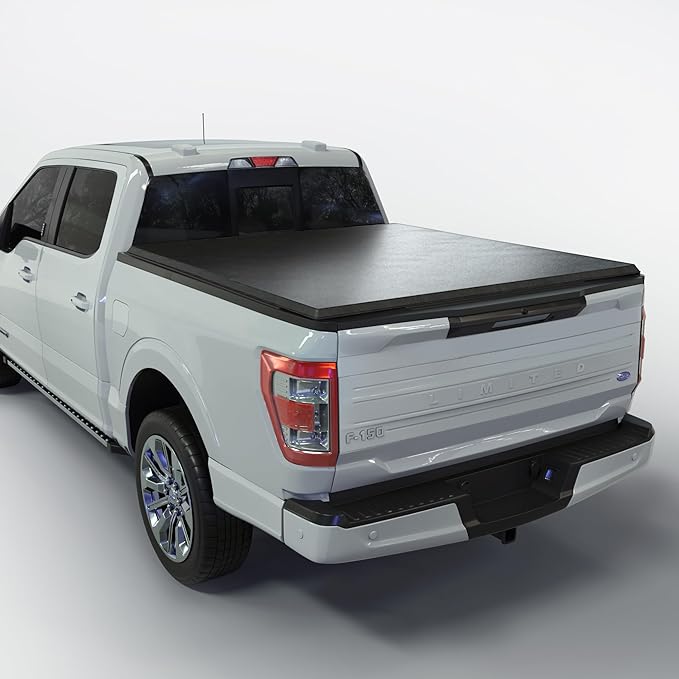 Soft Folding Truck Bed Tonneau Cover |TSTF013|Fits 2004-2014 Ford F-150 5.5' Bed (66")