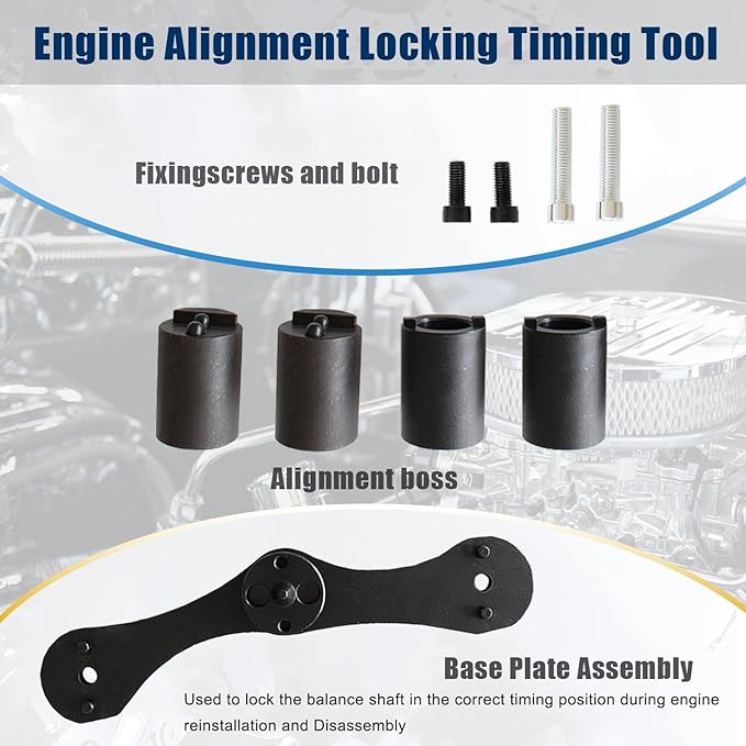 AUCERAMIC Balance Shaft Alignment Timing Tool Kit Fit for BMW B47 B48 N47 Engine for 1, 2, 3, 4, 5 Series, X1, X3, X4, X5 Replace# 2288054,118750,118790, 118791,118792,118793