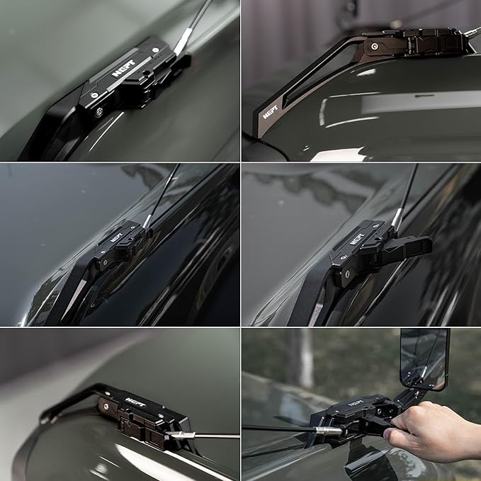 Replacement Rainforest Branch Linkage Mechanism for Bronco, Specific Premium Al-Mg Alloy Rainforest Branch Linkage Mechanism with Cable for 2021~2025 Ford Bronco 2/4 Door Off-Road Exterior Accessories