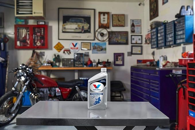 Valvoline 4-Stroke Motorcycle Full Synthetic 20W-50 Motor Oil 1 Quart