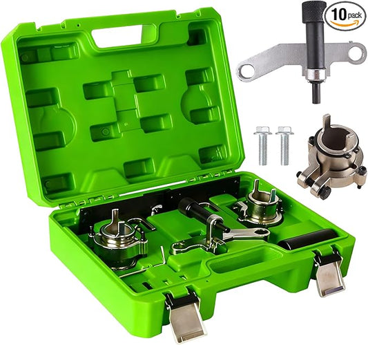 GM Camshaft Timing Tool Kit for 1.0L 1.2L Ecotec Engine, Compatible with Chevrolet Onix and Tracker, Replaces CR490 CR490-A, Includes Flywheel Lock and Crank Pulley Holder with 22mm Socket