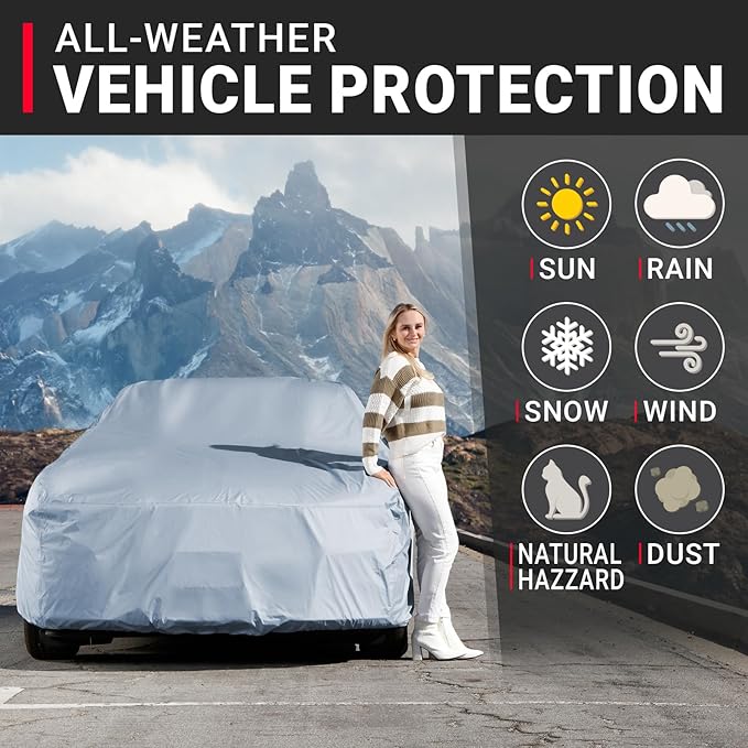 iCarCover Custom Car Cover for Pontiac Trans AM, Waterproof All Weather Rain Snow UV Sun Hail Protector for Automobiles, Automotive Full Exterior Indoor Outdoor Car Cover (Year Fits 1974-1981)