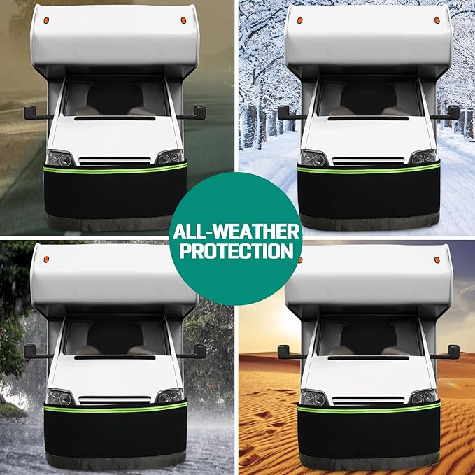 Rv Skirting for Travel Trailer Rv Skirt Iron Mesh at The Bottom Rv Covers, Easy Installation Skirting for Mobile Home Exterior, Rv Winter Skirting Thickening (38 in Tall, 112 FT)