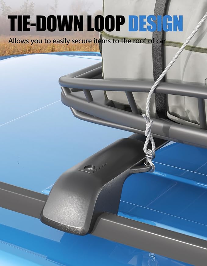 FengYu 300lb Lockable Roof Rack Cross Bars Compatible with Ford Bronco Sport Base & Bigbend & Outer Banks & Badlands & First Edition 2021-2025 Aluminum Crossbars Rails Cargo Racks Luggage