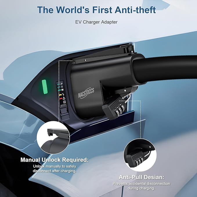 Electric Vehicle Charging Adapter Compatible with Tesla Supercharger, Fit for Rivian,Ford,GM EVs for Tesla Supercharger to CCS1 Charger Adapter, Max 500A 1000V Fast Charge