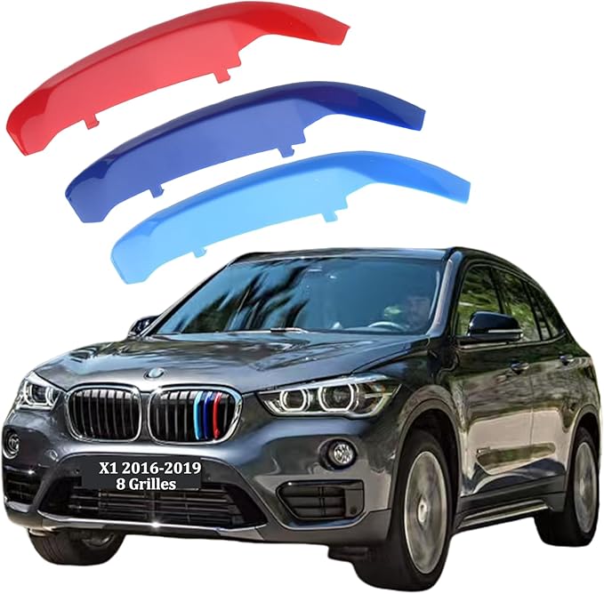 Automotive Grille Inserts for BMW F48 X1 Sport 2016-2019 (Only fit 8-Beam),Front Grill Accessories