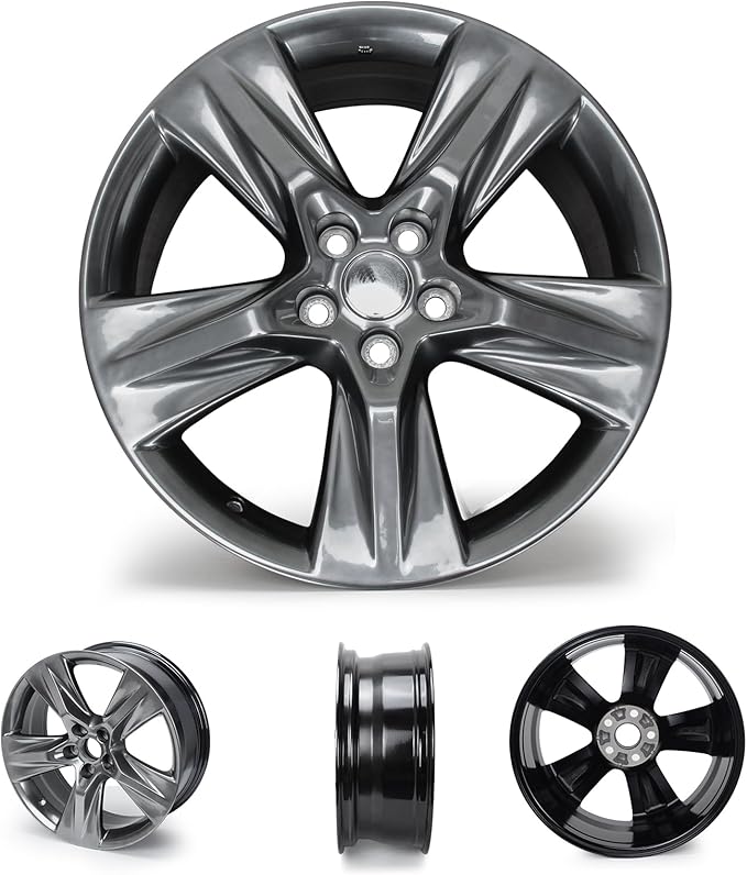 New 18" x 8.5" Aluminum Alloy Replacement for OE Wheel Rim Compatible with E-Class 2014–2017 E250 / E300 / E350 –Fits for Front and Rear Wheel, Machined Gray