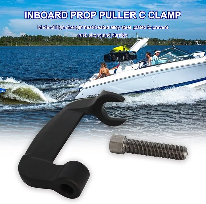 Inboard Propeller Puller C Clamp Puller for Ski Wakeboard Surf Propellers Fits 3/4" to 1-1/8" Shafts Replace PULR-PT-Point Inboard Prop Puller Kit