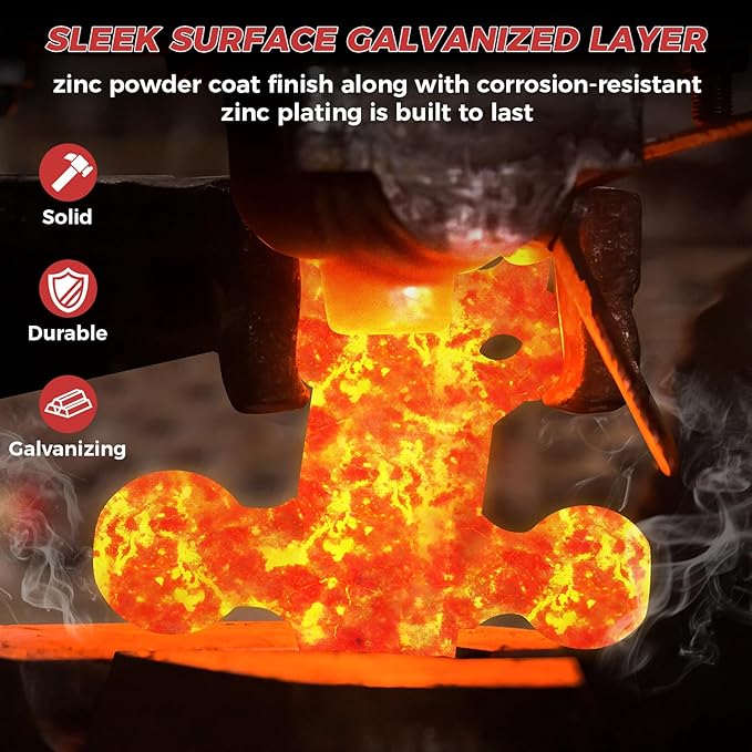 Adjustable Trailer Hitch, 4 Inch Drop Hitch Ball Mount, 20,000 LBS GTW, Tow Hitch for Heavy Duty Truck with Double Hitch Locks and Pin, Solid Shank (2.5 Inch Receiver)