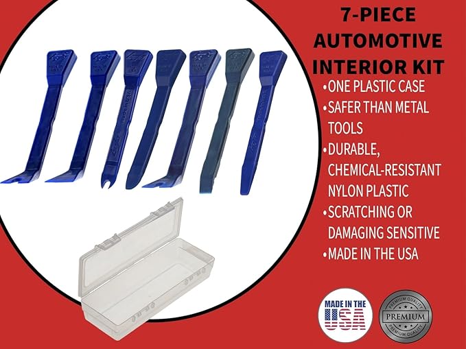 Bojo Tools - 7-Piece Automotive Interior Prying Tools Kit F1