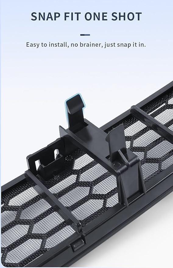 Grille Mesh Insert for Tesla Model Y Juniper 2025 2026,Detachable Front Air Vent Cover Guard with Insect Protection Replacement for Model Y Juniper Accessories