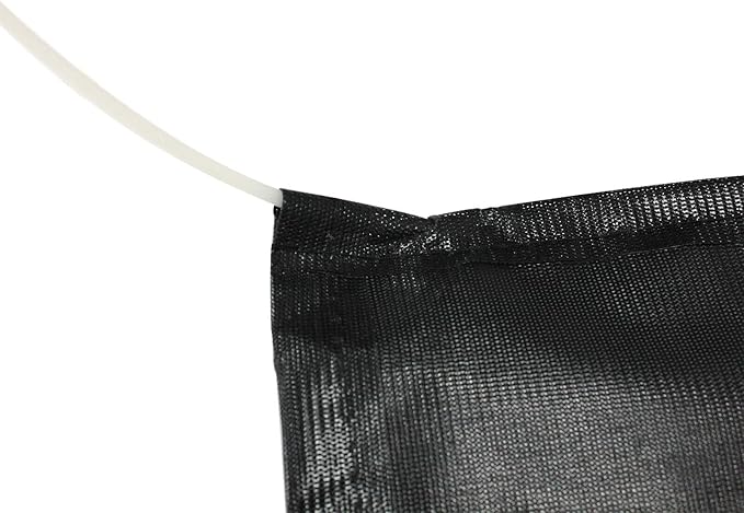 RV Awning Sun Shade Screen, Universal Mesh Fabric Awning Screen UV Blocker Complete Kits with Zipper for Trailer Camper Motorhome Replacement - 8' * 18'