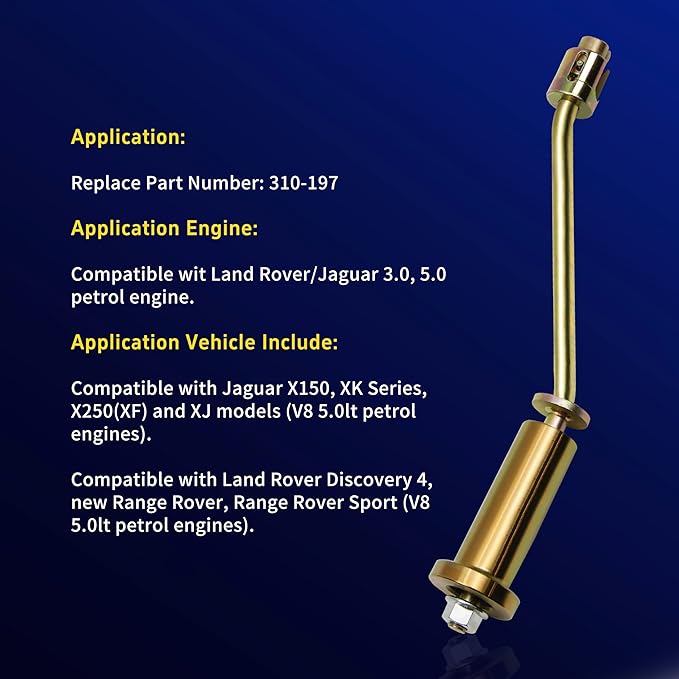 310-197 Fuel Injector Remover Installer Tool Compatible with Jaguar 3.0 and Land Rover 5.0L Engines