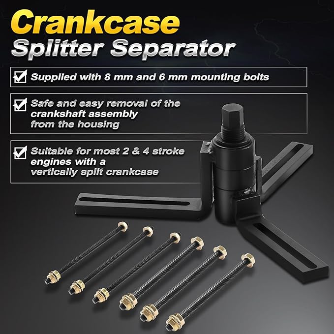 1177390001 Crankcase Splitter Separator and Crank Puller Installer Tool Kits Set Compatible with Honda Suzuki Kawasaki Yamaha