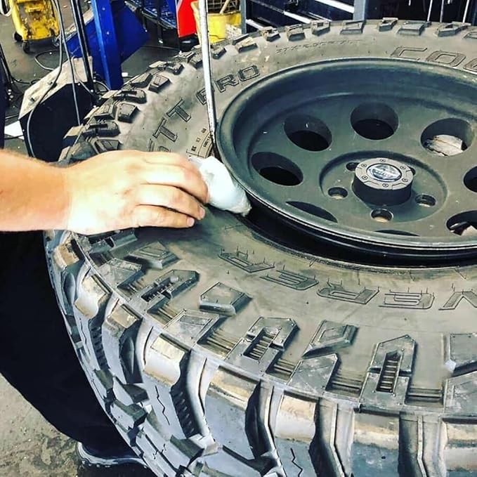 ECO Balance 03-ECOXL4 ECO XL Extreme Condition Tire/Wheel Balancing Beads - Off-Road Vehicles, Light Duty Truck Tires, (4) 3oz Balance Bead Bags, (4) Valve Caps