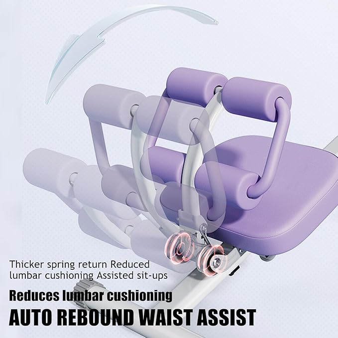 Wooa Ab Machine, Adjustable Ab Trainer Machine, Ab Workout Equipment, Ab Machine for Stomach Workout, Ab Workout Machine