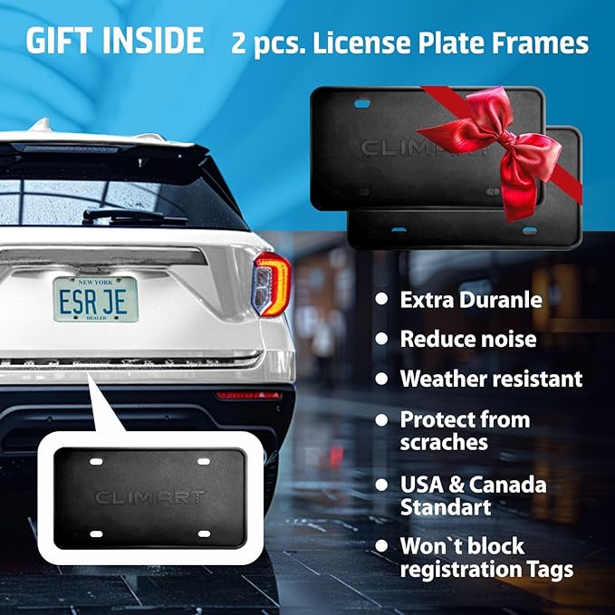 CLIM ART Incredibly Durable Rain Guards for Chevrolet (Chevy) Silverado/GMC Sierra 2500HD, 3500HD 2020-2026 Crew Cab,Tape-on Window Deflectors,Vent Deflector,Vent Window Visors,Truck, 4pcs-419003LPv2