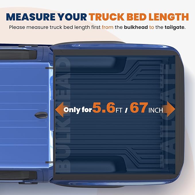 Aluminum Tri Hard Compatible for 2016-2024 Nissan Titan (Non-XD) Truck Bed Tonneau Cover | 5.6 FT Bed On Top 67 inch