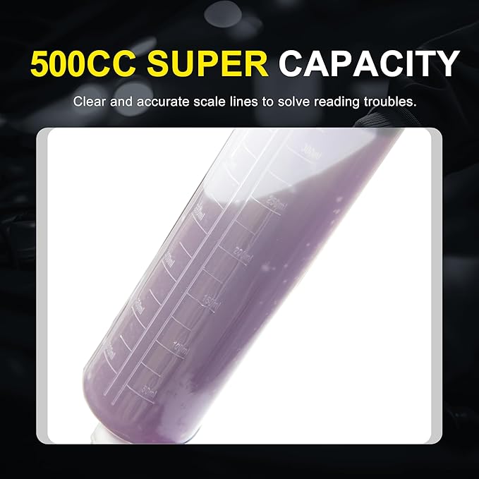 500CC Fluid Extractor, Automotive Fluid Extractor Pump Manual Fuel Suction & Filler, Efficient Oil Extractor Pump for Fluid Extraction