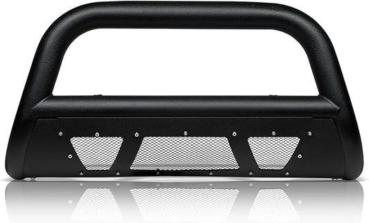 Armordillo 8717486 MS Series Studded Aluminum Mesh Bull Bar - Textured Black Fits 2006-2008 Dodge Ram 1500