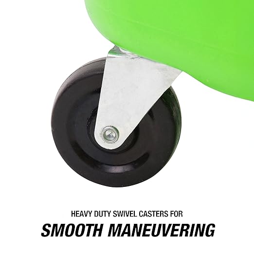 OEMTOOLS 87032 Oil Drain Pan with Funnel, 9 Gallon Oil Catch Pan with Adjustable Height, Portable Oil Drain Container with 17" Funnel