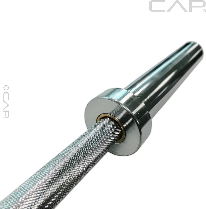 CAP Barbell 2-Inch Olympic Barbell Bars | 5 ft, 6 ft, & 7 ft | Multiple Options