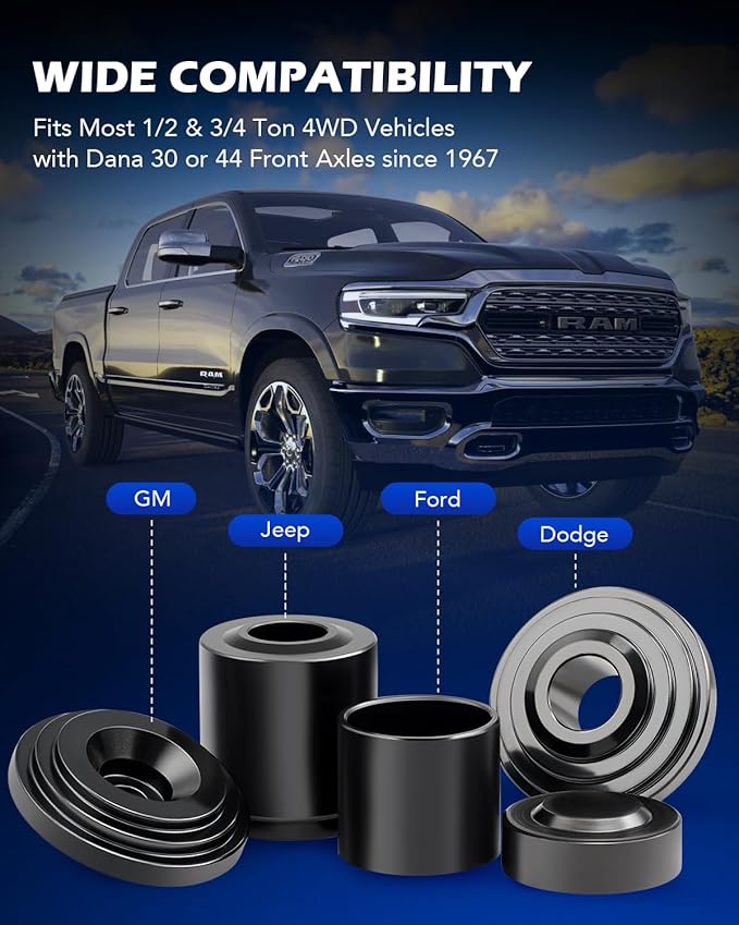 Orion Motor Tech Ball Joint Press Kit, Heavy Duty Ball Joint Removal Tool with 4wd Adapters, Ball Joint Tool for Most 2WD and 4WD Cars and Light Trucks