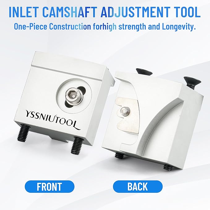 Turbo Engine Timing Tool Kit for Vauxhall Opel Chevy Chevrolet Aveo Cruze 1.0 1.2 1.4, Camshaft Holding Locking Engine Camshaft Alignment Tool Set for 2009 to 2020 1.0 1.2 1.4L Chevrolet (Silver)