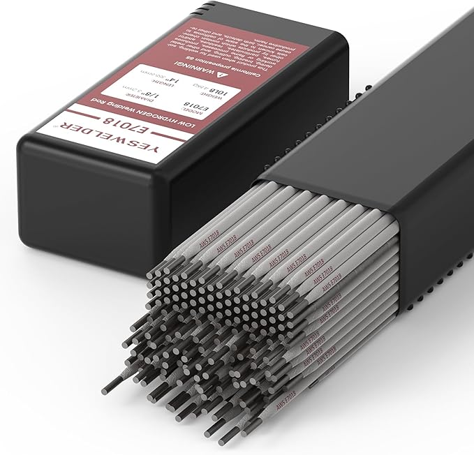 YESWELDER E7018 1/8'' 10LB Welding Rod Low Hydrogen Carbon Steel Stick Electrodes