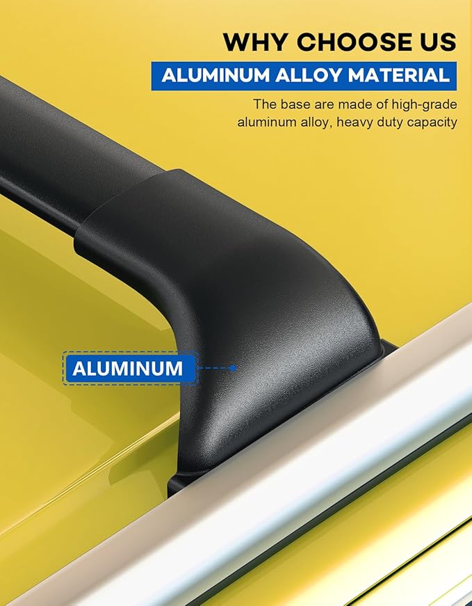 Roof Rack Cross Bars 220lbs Compatible with Chevy Chevrolet Blazer EV 2024 2025 2026,Heavy Duty All-Metal Aluminum Roof Rails Crossbars Cargo Canoe