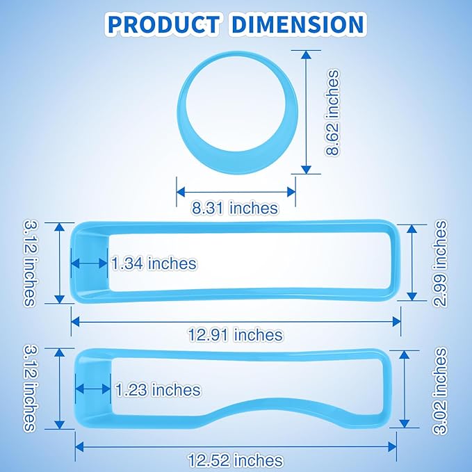 Nilight Grill Inserts fit for Jeep Wrangler Front Grille Inserts Headlight Cover Set for JL JLU Unlimited Sport SportS 2018 2019 2020 2021 2022 2023 Grille Bezels Trim Exterior Accessories Blue 9 Pcs